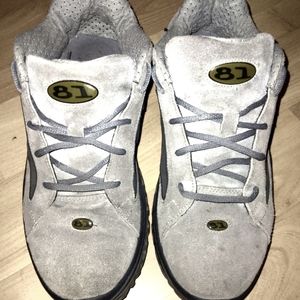 Size 11 Men's Grey on Greyish Blue "81" Shoes